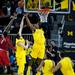 Michigan freshman Glenn Robinson III reaches for a rebound in the first half of the game against Ohio State on Tuesday, Feb. 5. Daniel Brenner I AnnArbor.com